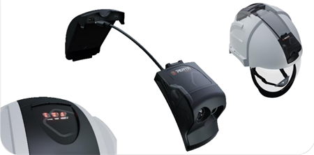 VISARC APC 1 hjälm m lampa +batteri